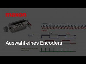 maxon Encoder Selektion