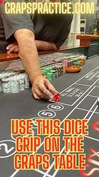 Perfect Your Craps Throw With This Grip, Craps Chopper Throw Dice Grip #craps #dicegrip #crapstips