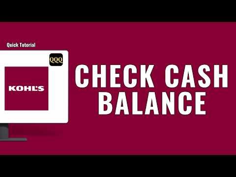 How to Check Your Kohl’s Cash Balance Online ?