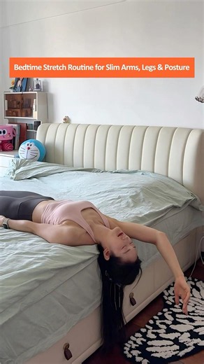 6 Bedtime Stretch Exercises to Improve Posture, Slim Arms & Legs and Boost Your Confidence