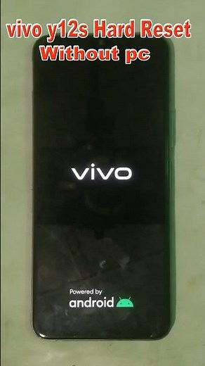 vivo y12s Hard Reset | Remove Screen Lock |vivo y12s (RMX3760) Wipe Data | Pattern Unlock Without Pc