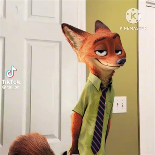 Nick Wilde doesnt like Squidward Attitude #tal_on #zootopia #shorts