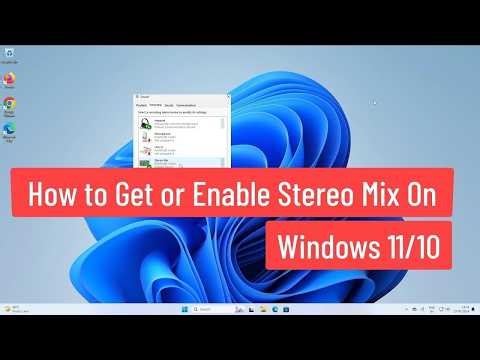 How to Enable Stereo Mix in Windows 11 Stereo Mix Not Showing Reddit