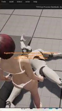 Old Ragdoll Physics Demo prototype for my game Nyctophobia | 夜恐怖症 in Unreal Engine 5