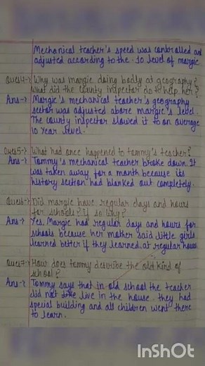 class 9/ English chapter 1/ the fun they had / questions/answers