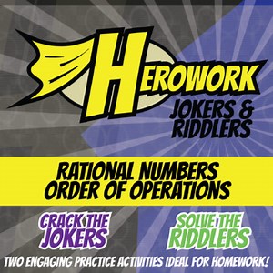 Rational Numbers Order of Operations Printable Activities - Herowork Worksheets