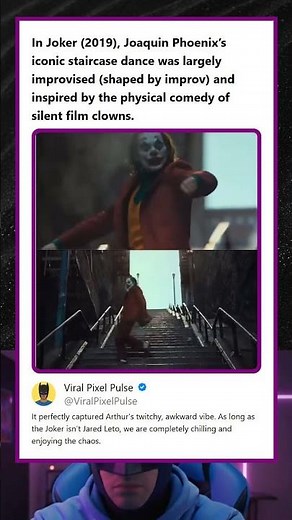 Joker 2019 Joaquin Phoenixs Staircase Dance Was Shaped By Improv