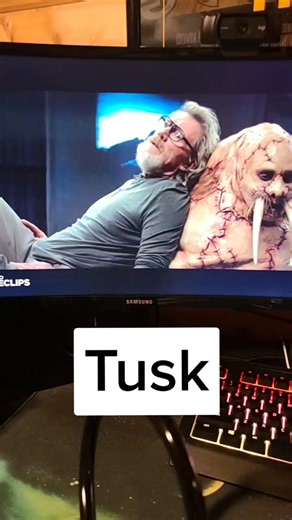 Tusk. Available to watch on HBO Max. #moviereview #moviereaction #tusk #johnnydepp #kevinsmith #justinlong #a24 #a24films #horrormovie #horror #hbomax #hbomaxmovies #movietok #review