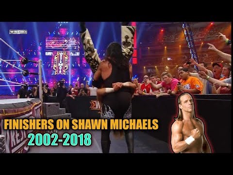 WWE ALL FINISHERS ON SHAWN MICHAELS 2002 TO 2018 #1 HIGHLIGHTS