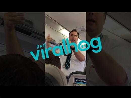 Funny Safety Briefing on Plane