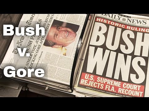 12th December 2000: Bush v. Gore decision reached by the United States Supreme Court