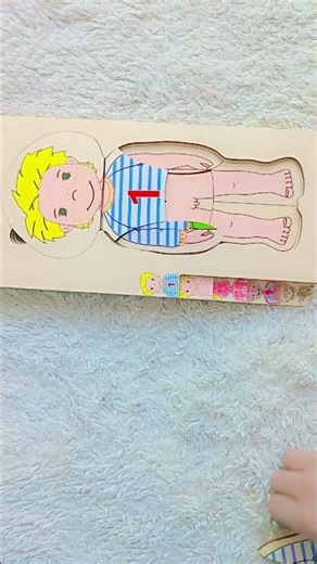 Uncovered and covered body with cloth #newshorts #kidsfun #toys #toysagain