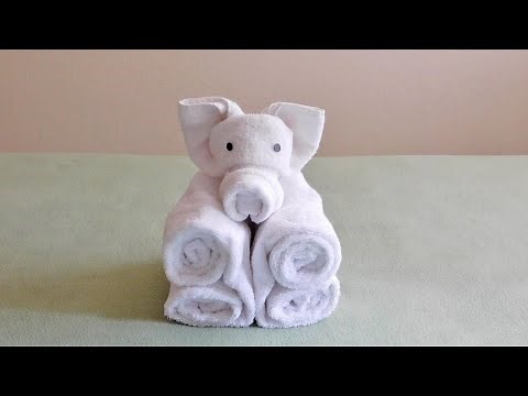 Towel Animal Folding - How to Fold Towel Piggy | Housekeeping Towel Art | Towel Creation |
