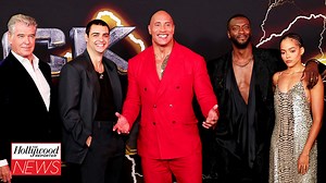 3.6K views · 312 reactions | The Rock premiered his longtime passion project Black Adam in true superhero fashion, alongside co-stars Aldis Hodge, Pierce Brosnan, Noah Centineo and more | The Hollywood Reporter | Facebook