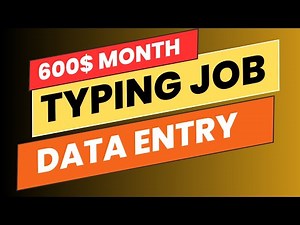 Convert PDF to Excel | 600$ Month Typing Job Data Entry Live Work Demo
