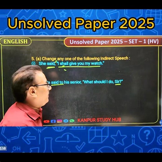 Covered the full Section C grammar set and explained every question in a simple way. Watch it if you want a clear idea of how to score high in the board exam. Tags #Class12 #EnglishGrammar #BoardExamPrep #SectionC #StudyWithMe #KanpurStudyHub #ExamTips #ScoreBetter #StudentLife | Kanpur Study hub