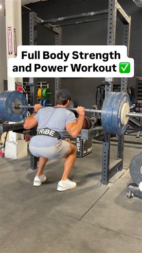 AJ Pedro | ONLINE FITNESS COACH on Instagram: "FULL WORKOUT⤵️ 1.a.) Hang Power Cleans- 3x5 1.b.) Dumbbell Squat Jumps-3x5 2.a.) Barbell Back Squats-3x6 2.b.) 1/2 Kneeling Kettlebell Chops- 3x5 3.a.) Incline Barbell Bench Press- 3x6 3.b.) Chest Supported Dumbbell Rows- 3x10 Comment “POWER” and I’ll send you the link to my 8-week strength + power program ✅ The exercises and workouts in this free program are for informational purposes only. Always consult with a healthcare provider or qualified fit