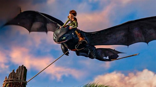 Hiccup learns to train dragons (montage scene) | How to Train Your Dragon