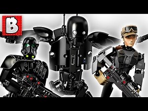 All Lego Star Wars Rogue One Buildable Figures | Unbox Build Time Lapse Review