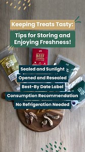 Storing treats for maximum yumminess! Check out our tips for keeping...
