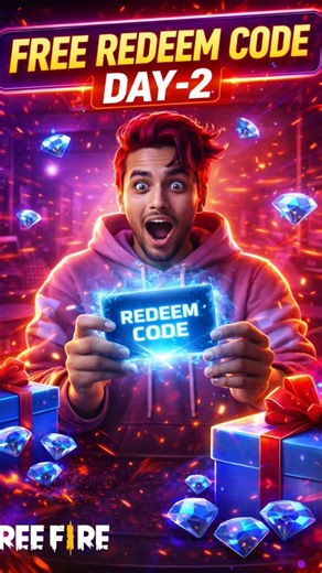 Free Fire Redeem Code Giveaway Day-2 😱 | Free FF Redeem Codes Today | Free Fire Rewards
