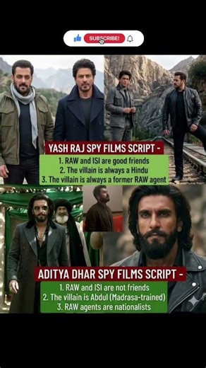 YRF Spy Universe vs Aditya Dhar Spy World कौन हैअसली King?#dhurandhar2 #srk #ranveersingh #slmankhan