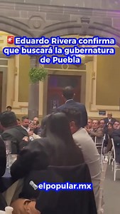 🚨| El presidente municipal Eduardo Rivera Pérez confirmó su intención de buscar la gubernatura de Puebla en las próximas elecciones de 2024. 🗞️ https://www.elpopular.mx | El Popular - Noticias de Puebla