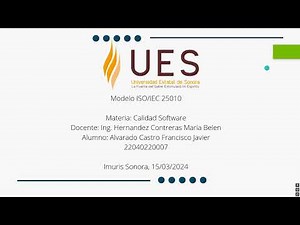 Calidad de Software | Modelo ISO/IEC 25010