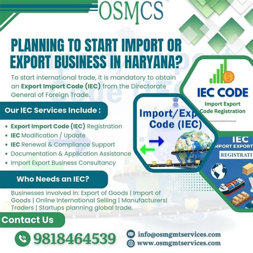 Planning to Start Import or Export Business in Haryana?