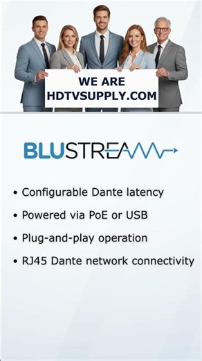 Blustream DA11USB-V3 Dante USB Audio Encoder / Decoder