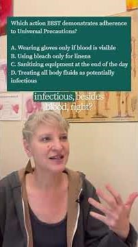 MBLEx Quick Check: What Are Universal Precautions?