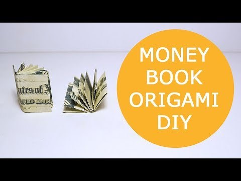 Easy Money Mini Book Origami Dollar Tutorial DIY
