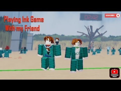 Playing Roblox Ink Game with My Friend (‪@TalonsPc‬)