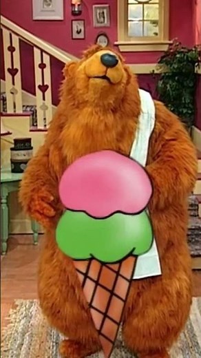 A perfectly balanced diet according to Bear in the Big Blue House