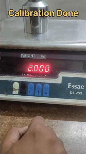 Calibration Of Essae DS-252 Weight Machine🎆 #essae #calibration #weightmachine #essaeweightmachine