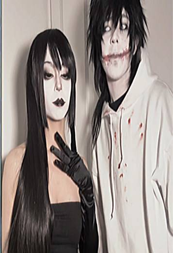 Jeff the Killer Creepypasta Makeup Tutorial