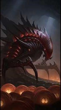 "Where Evolution Begins". The First Sliver. Magic the Gathering.