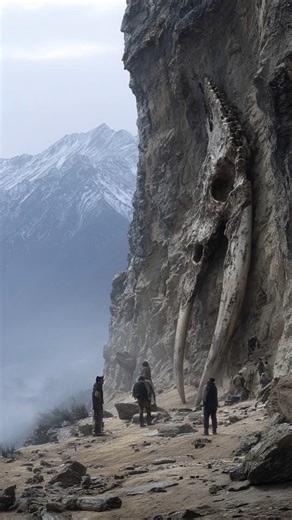 Archeologists Uncover Huge Prehistoric Fossil on Himalayan Cliffside #fossil #himalayas #archaeology | Most Amazing Top 10