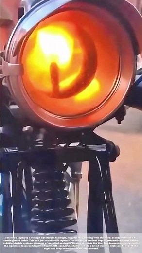 Reigniting History: The Candle-Powered Motorcycle