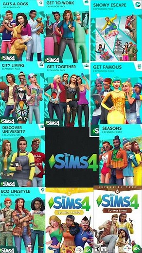 Best Expansion Packs in the SIms 4 RANKED from WORST to BEST #shorts