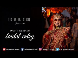 Indian Wedding Bride Entry | Saiyaan Superstar | Prashansa & Praveen | The Natraj Studio & Films