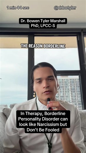 In Therapy, Borderline Personality Disorder can look like Narcissism but Don’t Be Fooled This is mostly for my fellow clinicians and practitioners but I think helpful for anyone impacted by BPD or NPD. BPD often gets confused for NPD. And I think this is because BPD and NPD (and HPD) are different manifestations of a disordered self-worth continuum based not only on genetic differences but also as different responses to trauma. Please checkout my Substack article, “The Borderline, People-Pleasin
