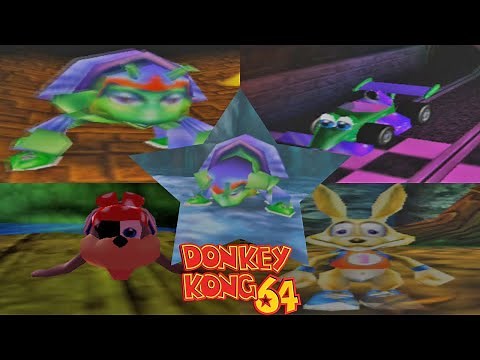 Donkey Kong 64: All Character Races