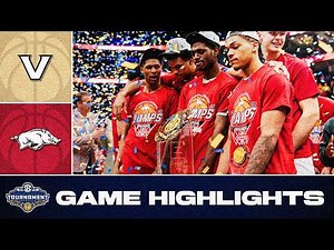 Vanderbilt Commodores vs Arkansas Razorbacks | Game Highlights | 2026 SEC Mens Basketball Tournament