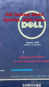 Dell OptiPlex 3050 Tower || Bios uploading