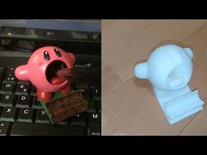 Print Kirby's pen stand with a 3D printer