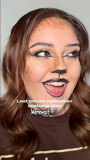 #halloween makeup idea: Werewolf🐺🌕 ‪@nyxcosmetics‬ for this look #fallintoshorts #makeuptutorial
