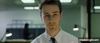 Fight Club -- Office Scene on Make a GIF
