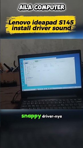 How to Install Lenovo IdeaPad S145 Sound Driver | Speakers Back to Normal!