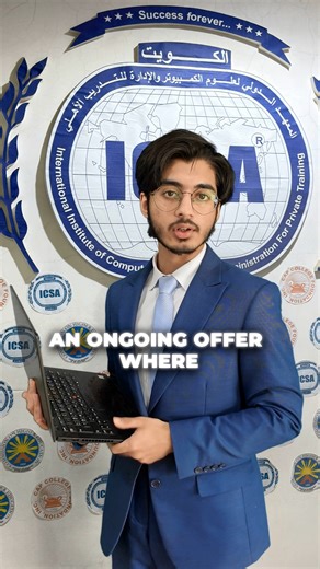 ICSA Mahboula on Instagram: "Computer skills are not optional anymore. Whether it’s for a job, studies, or daily life — you need to know the basics. Typing. Windows. Word. Excel. PowerPoint. And now — working with AI to do things faster and smarter. Start with the essentials. Build from there. Computer Secretarial at ICSA. 🆓 Make sure to Enroll this month to get a FREE LAPTOP! 💻 ------------- 📲 For registration & full details, contact us on WhatsApp: 📍 ICSA Mahboula: +965 90921623 📍 ICSA Ku